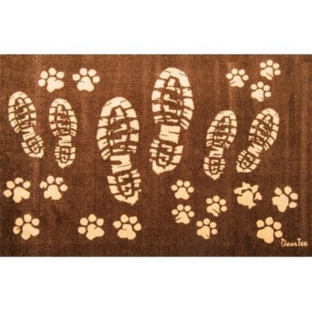 FLOORTEX Floortex FR4WR2439BBR Doortex Home Matting Solutions 24 x 39 in. Boots Rectangular Wash Room Mat FR4WR2439BBR